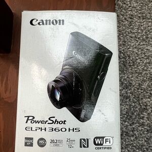 SOLD DO NOT PURCHASE Canon PowerShot ELPH 360 HS Digital Camera NEW WITH TAGS